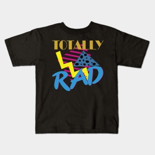 Totally Rad 1980s Vintage Eighties Costume Party Kids T-Shirt